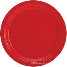 Weeding Party Pack Papier Dinner Platten Mehrfarbig Rot / Blau Farbtafeln